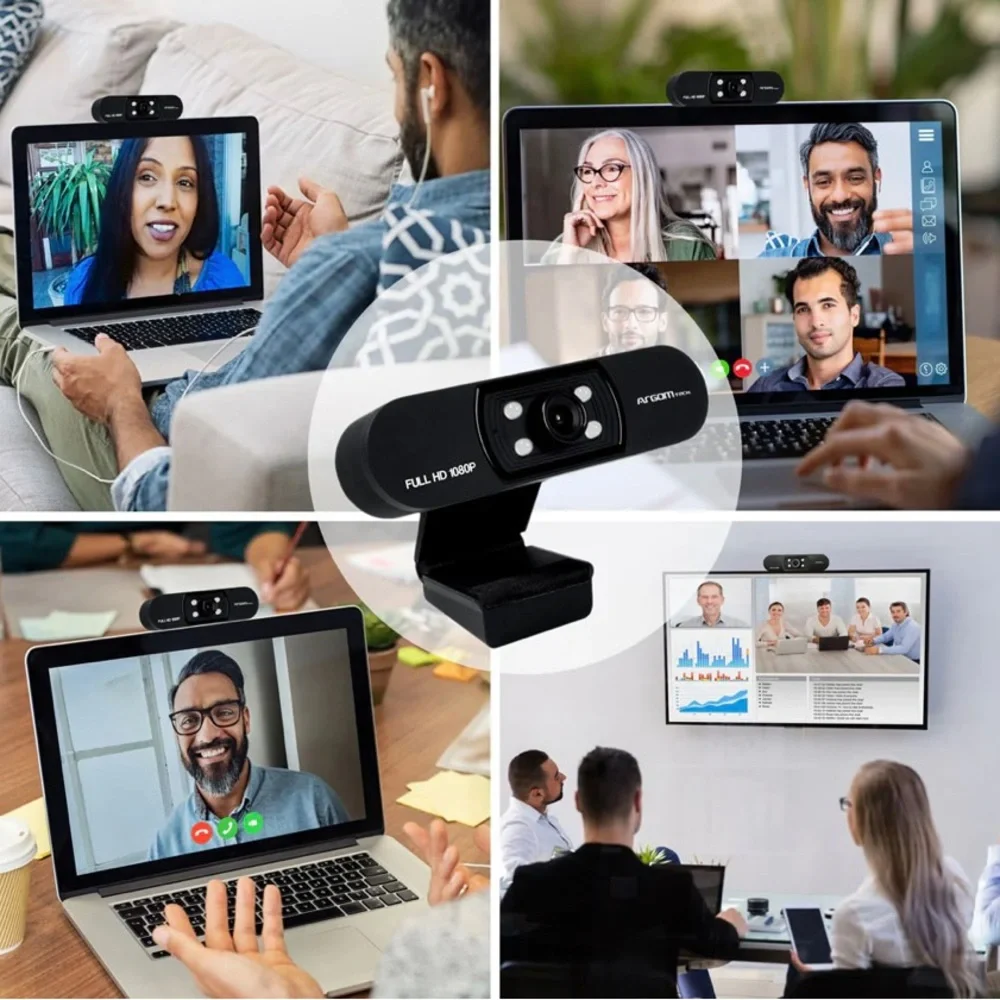 WEB CAM FULL HD 1080P WITH MICROPHONE & LEDS CAM50